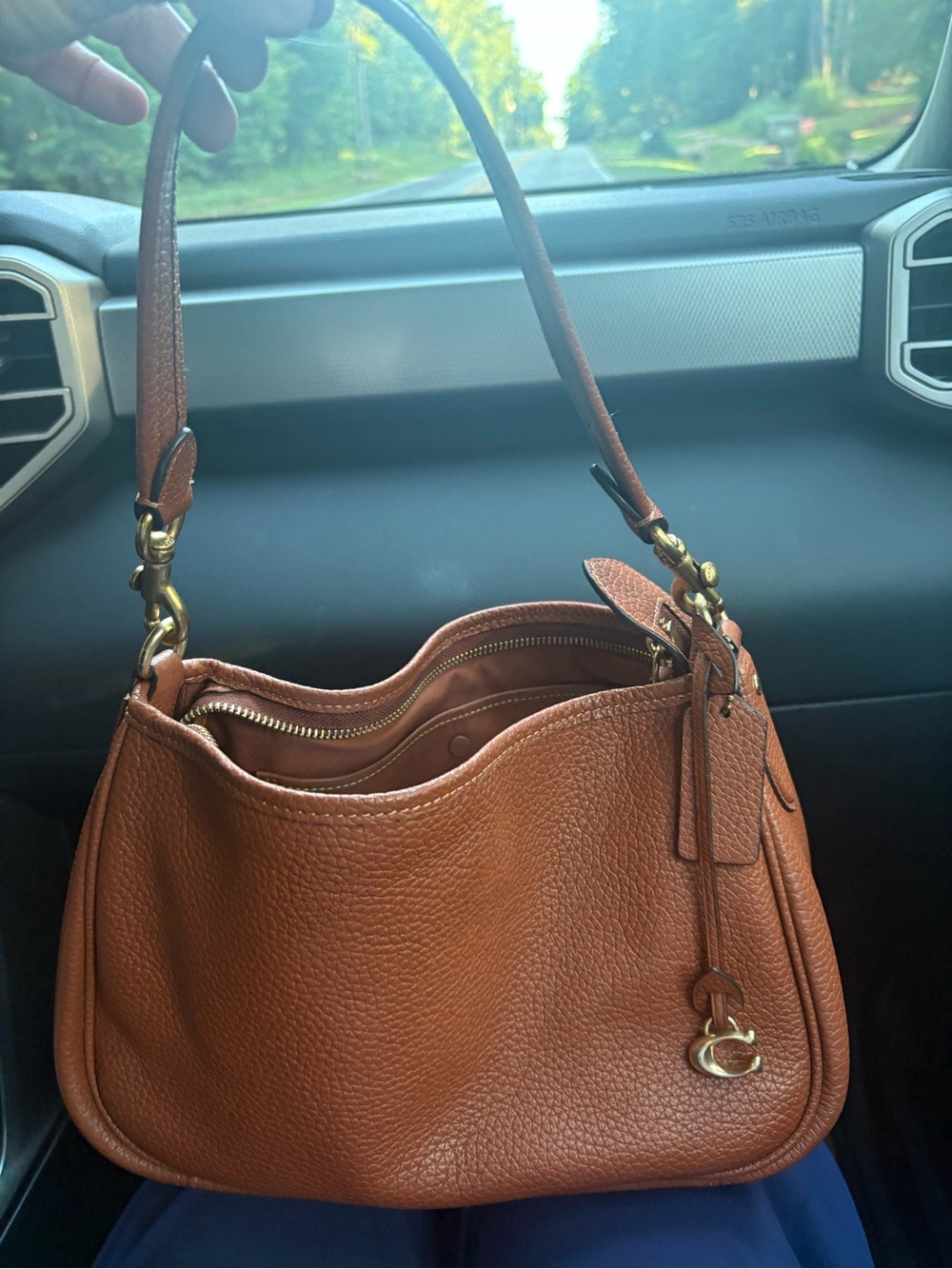Coach Cary Crossbody Saddle Brown